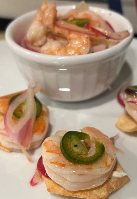 Featured image for “December Functional Kitchen Recipe – Pickled Shrimp”
